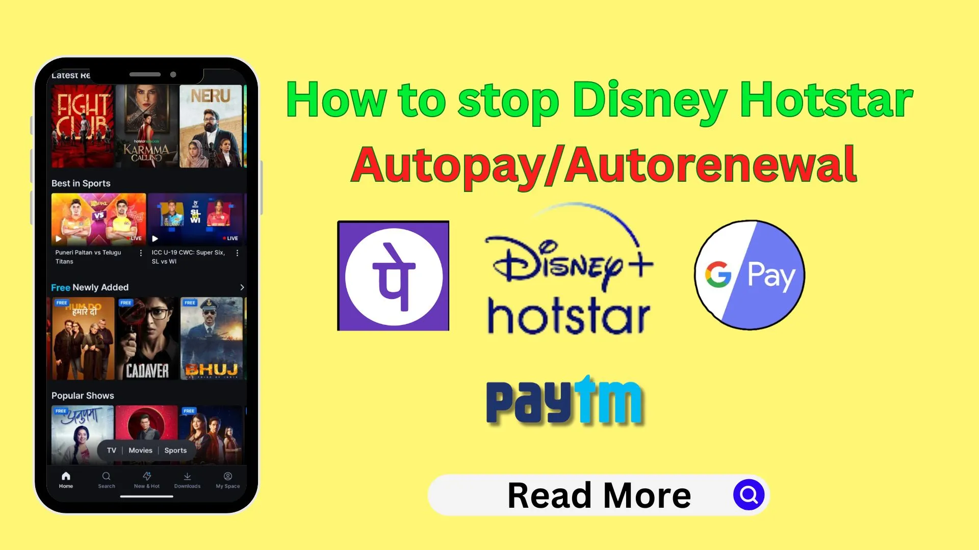 Disney Hotstar autopay