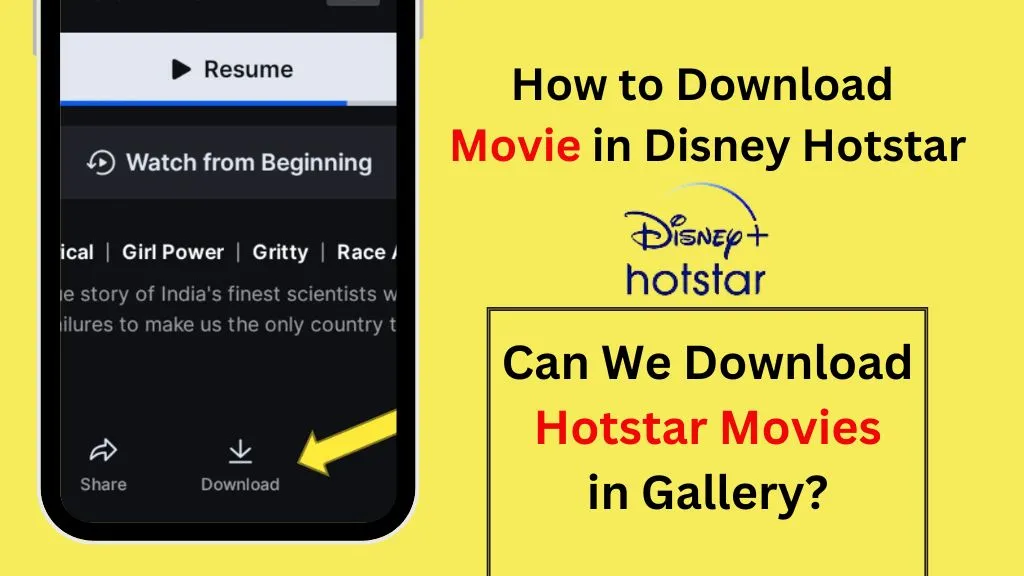 Download Disney Hotstar Movies